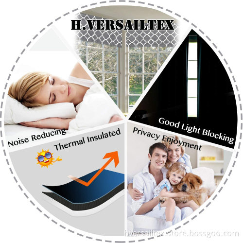 Blackout Curtain Valances Thermal Insulated Window Valances